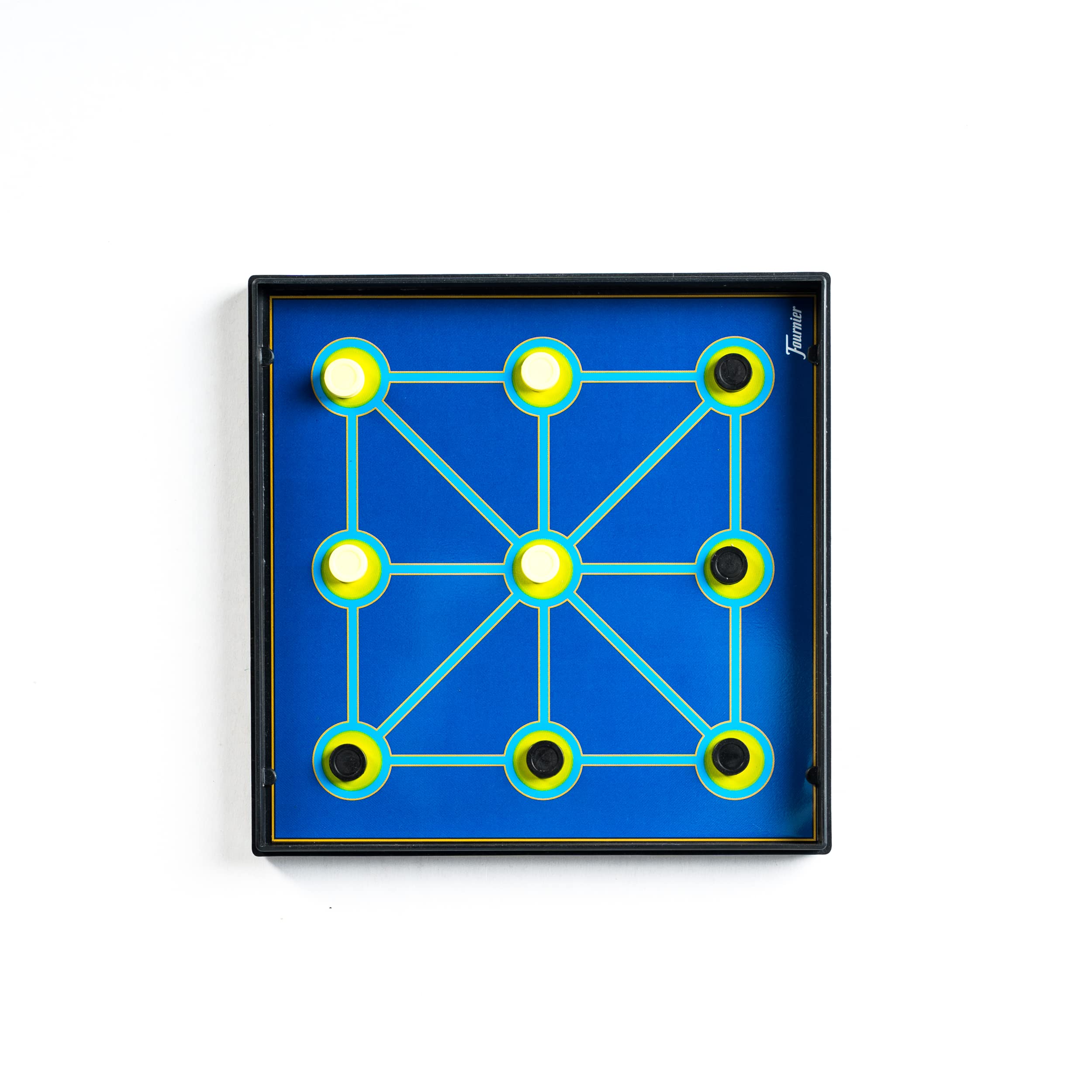 Gioco Del Tris Magnetico Fournier - Formato 16x16 Cm Con Tessere - Per Viaggi E Famiglia - 4