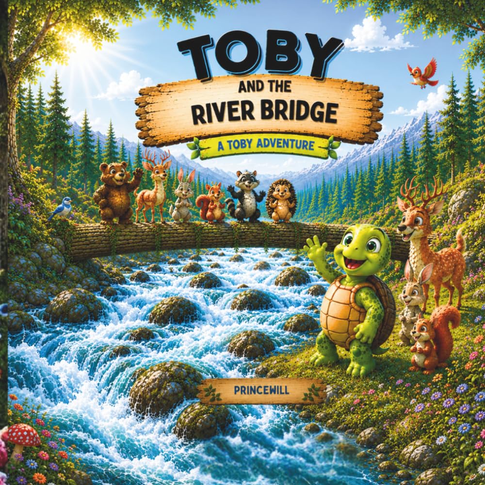 Toby and the River Bridge: The Little Tortoise with a Big Idea: A Story of Teamwork, Planning, and Perseverance