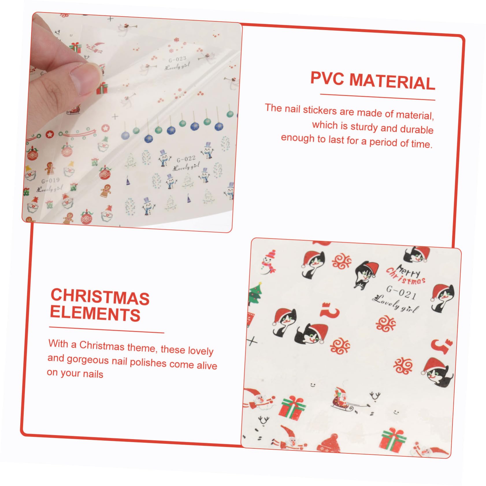 FRCOLOR 144 Fogli Adesivi Natalizi Decalcomanie Del Tatuaggio Di Natale Decorazione Delle Decalcomanie Per Di Capodanno Per Per Regali Di Natale Pvc
