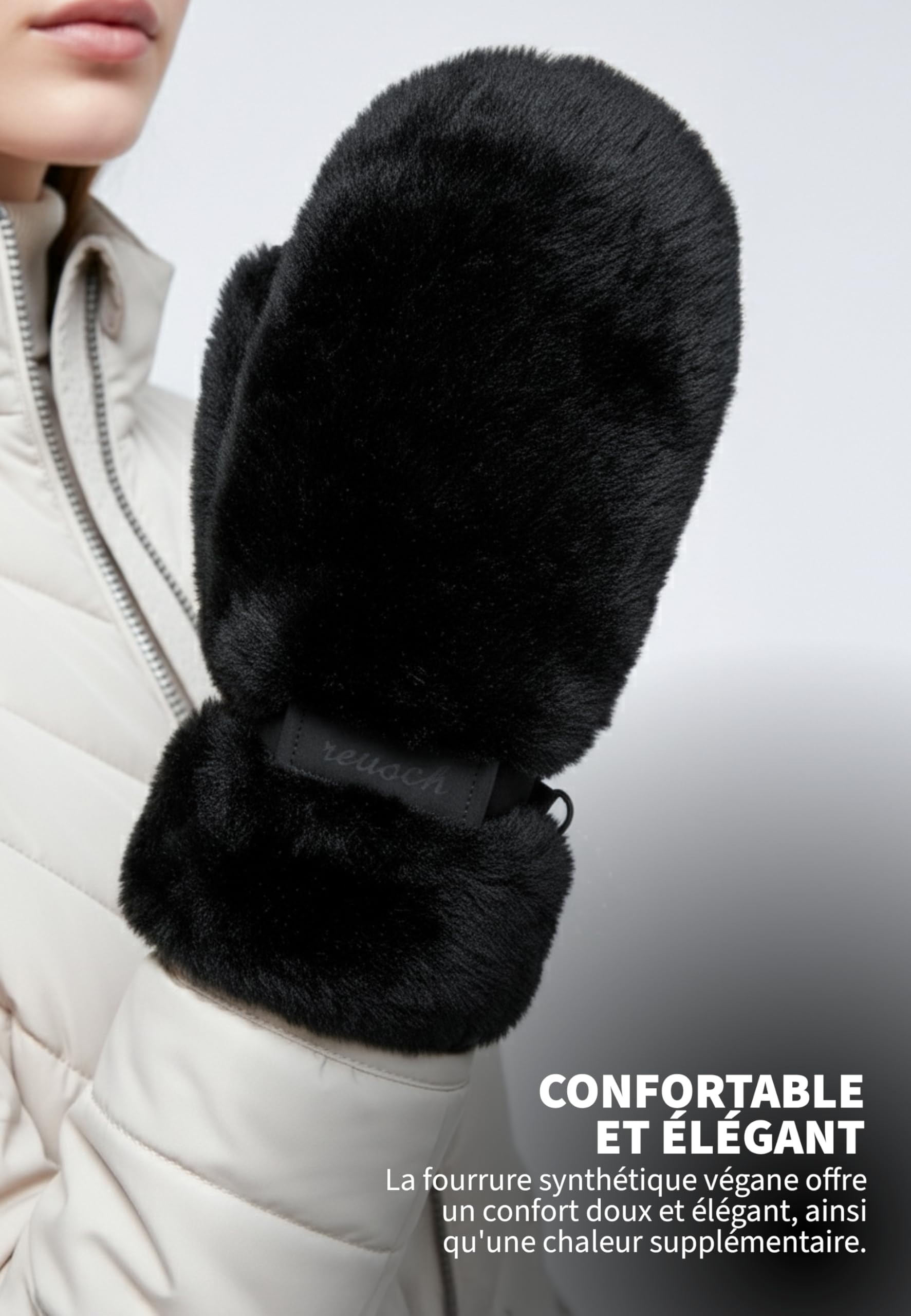 Reusch Molly Moufles Femmes Primaloft Gold Gants Hiver Imperméables Coupe-Vent Tactile