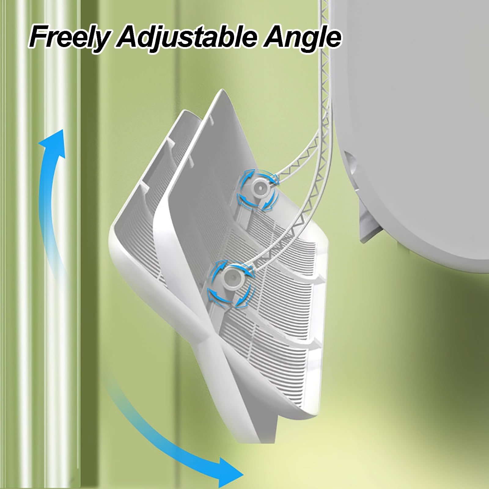Deflettore Condizionatore Universale, Deflettore Aria Condizionata di Split e Climatizzatori a Parete, Design con Griglia Diagonale, Angolo Regolabile