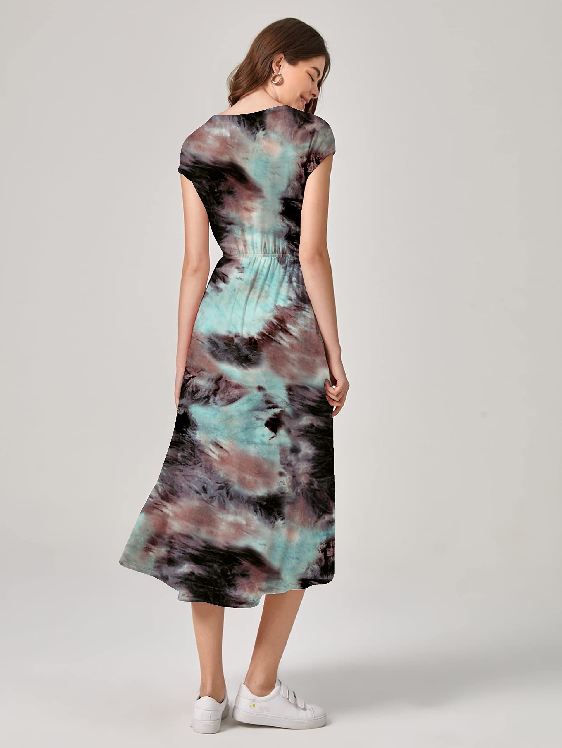 Dhruvi Trendz Womens Lycra Women Western Dresses Regular Fit Western Dresses (Dt-Wd-1026_Black_L)