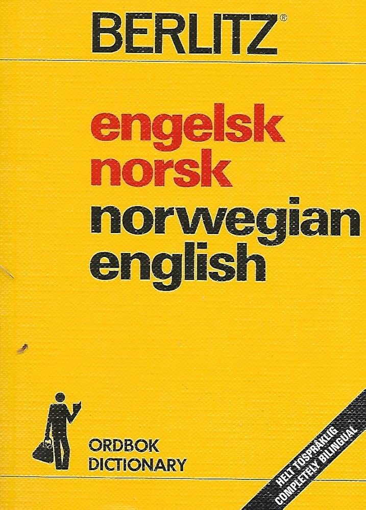 Berlitz Engelsk-Norsk Norsk-Engelsk Ordbok. English