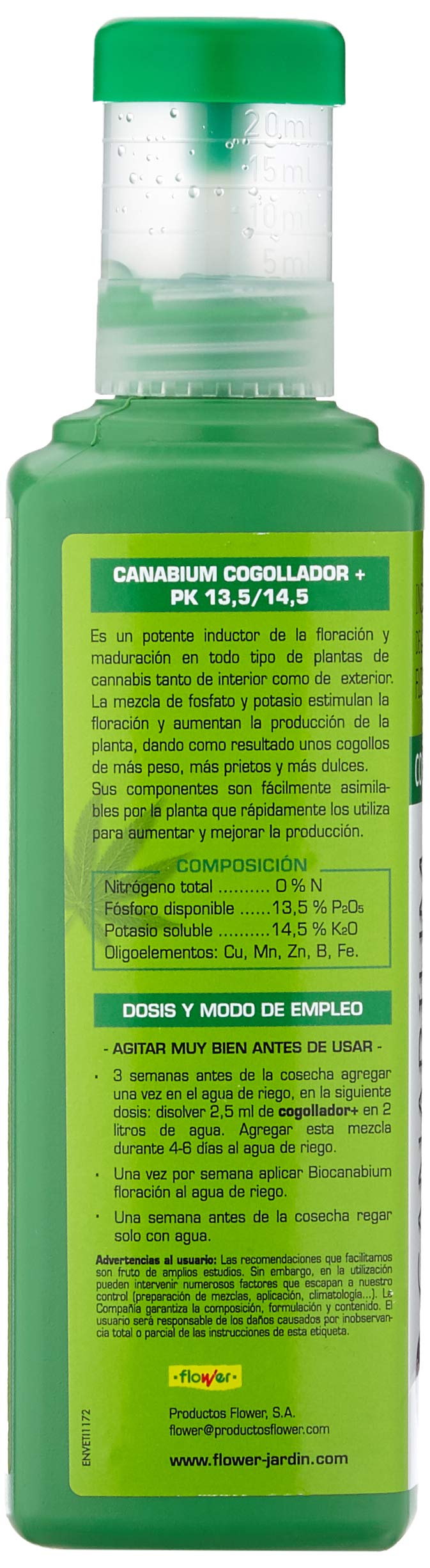 Flower - cogollador Fertilizzante PK 500ml 13,5-14,5 E.24