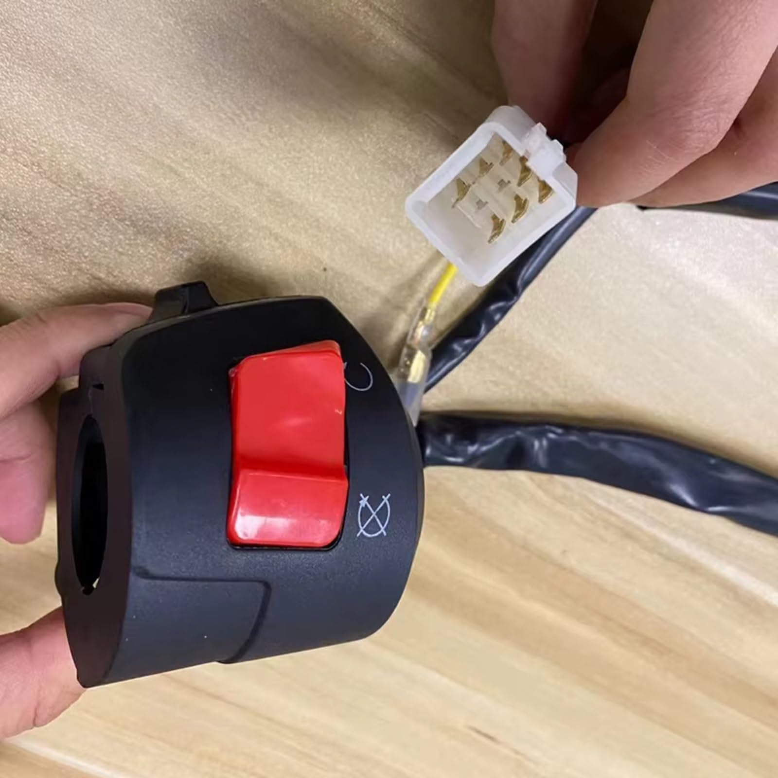 Interruptor señal moto Comandi Manubrio Moto Lato Sinistro E Destro Controller Universale Para Fendinebbia, Clacson, Indicatori Di Direzione E Avviamento Elettrico