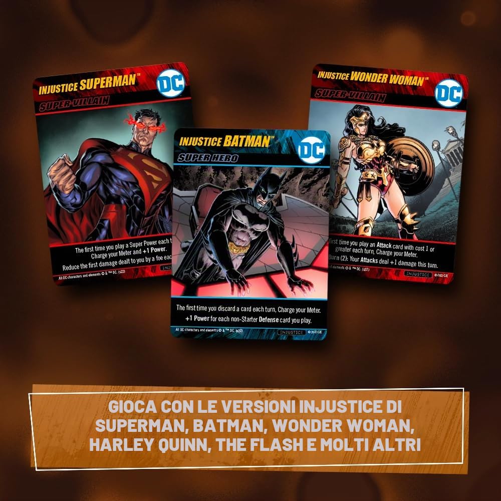Cryptozoic Entertainment- DC Deck-Building Game Injustice Card, Multicolore, CZE29019