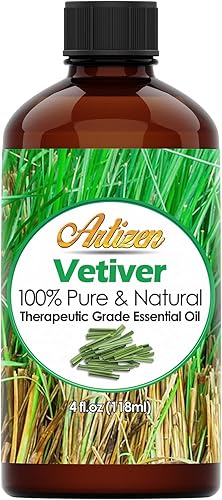 Miniatura 110 de Aceite esencial Artizen (100 % puro y natural, sin diluir) de calidad terapéutica, botella gigante. Ideal para aromaterapia, relajación, terapia