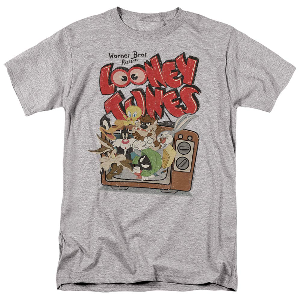 Looney Tunes Saturday Mornings Unisex Adult T Shirt for Men and Woman