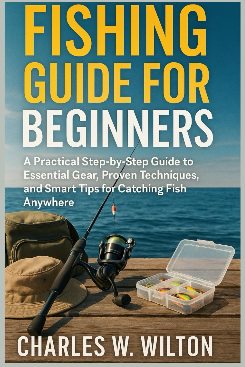Fishing guide for beginners: A Practical Step-by-Step Guide to Essential Gear, Proven Techniques, and Smart Tips for Catching Fish Anywhere