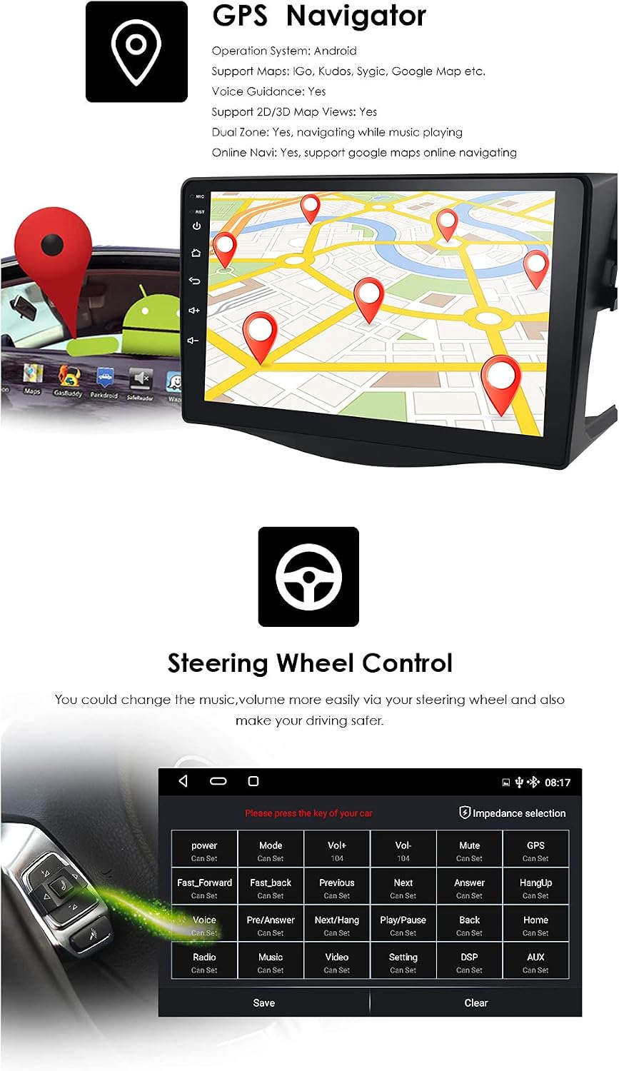 Weekly Top Sale Android 10 Car Radio GPS Navigation fit for Toyota Rav4 2006 2007 2008 2009 2010 2011 2012,2 Din Touchscreen Stereo Support Bluetooth WiFi USB DSP Steering Wheel Control Rearview Camera Exclusive Discount 90% Price Android 10 Car Radio GPS Navigation fit for Toyota Rav4 2006 2007 2008 2009 2010 2011 2012,2 Din Touchscreen Stereo Support Bluetooth WiFi USB DSP Steering Wheel Control Rearview Camera