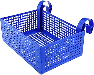 Shichangda Poolside Storage Basket | Above Ground Pool Accessories | Pool Slides for Above Ground Pools | Pool Storage Basket Organizer for Pool Cup Drinks Towels Books