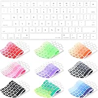 Vista 7 de Allinside Cubierta transparente para teclado Apple Magic (MLA22LL/A) con diseño de EE. UU