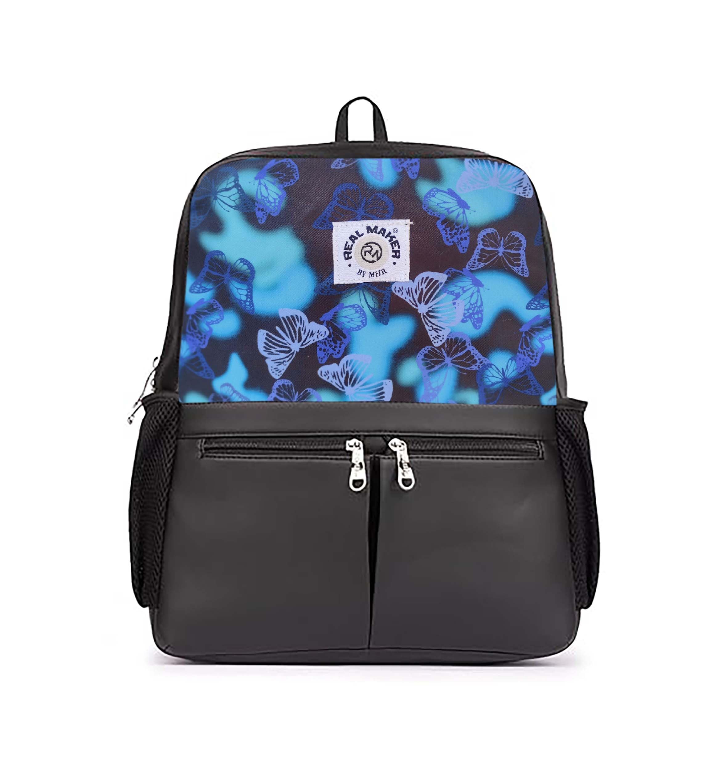 27L Printed Laptop Backpack for Girls & Women | Medium College & Office Bag with Trolley Sleeve, Bottle Holder, 2 Compartments & Lightweight Travel Backpack-image-43
