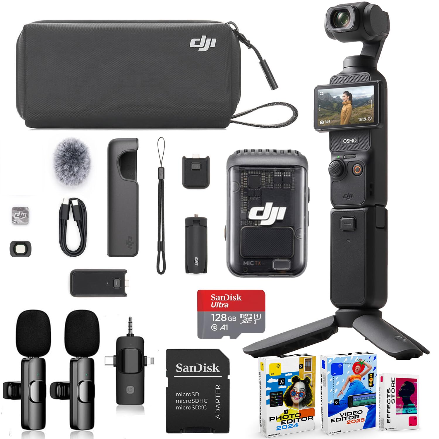 Amazon.com : DJI Osmo Pocket 3 Creator Combo Bundle with