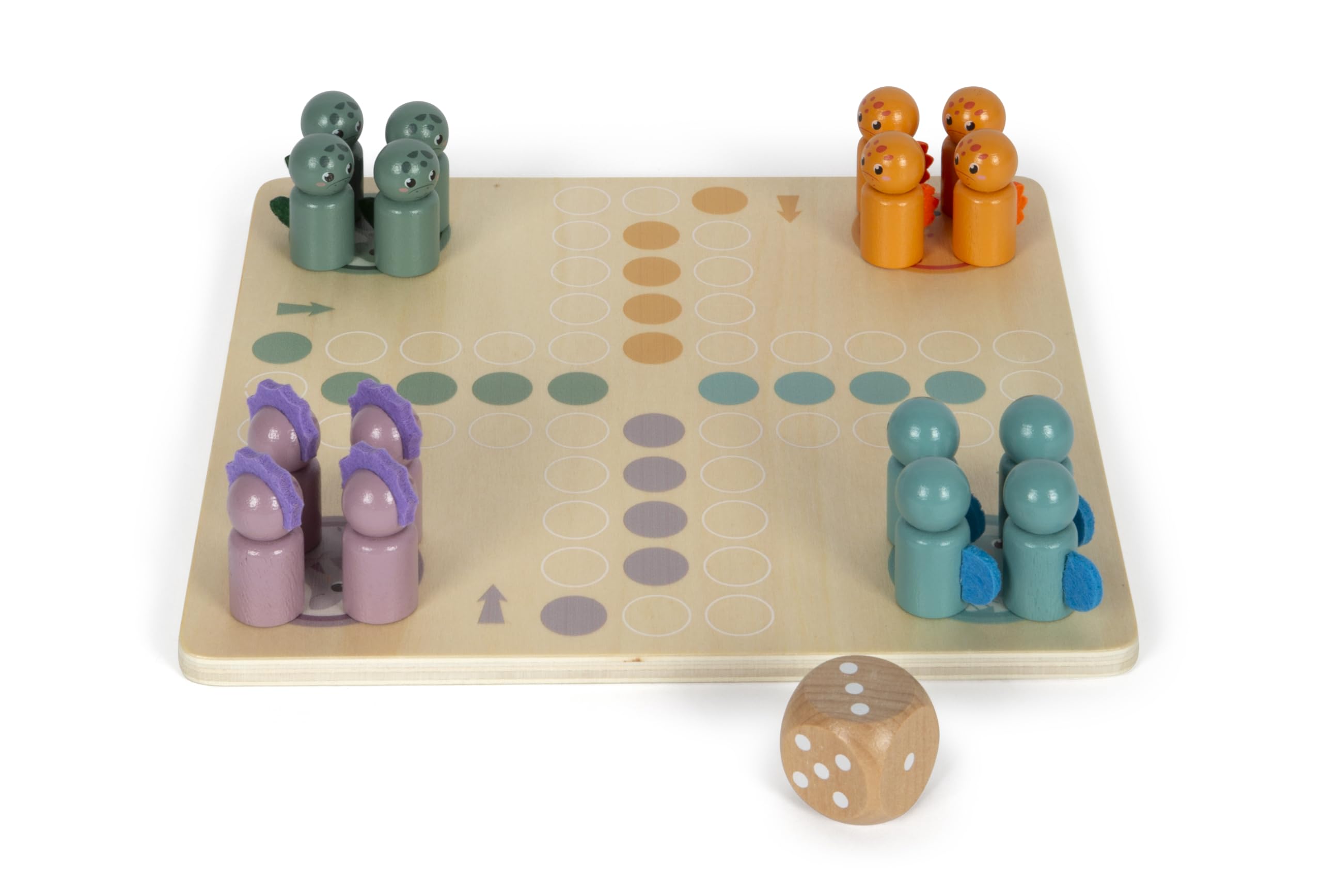 Small Foot - Houten Ludo Dieren - Lobbes Speelgoed België