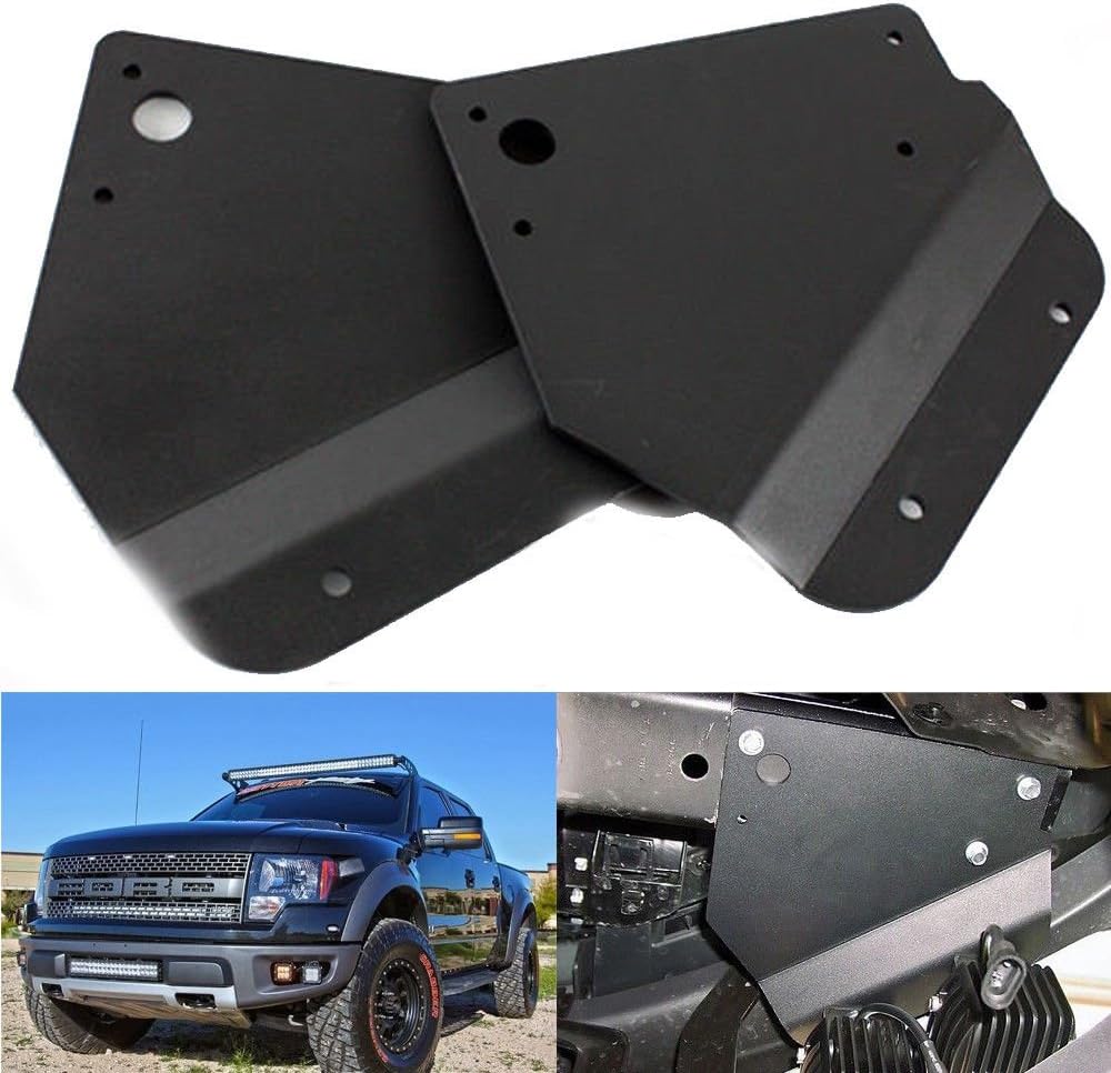 TJMOTO Pair For 10-14 Ford F150 SVT Raptor 3" LED Spot Beam Fog Light Mount Brackets