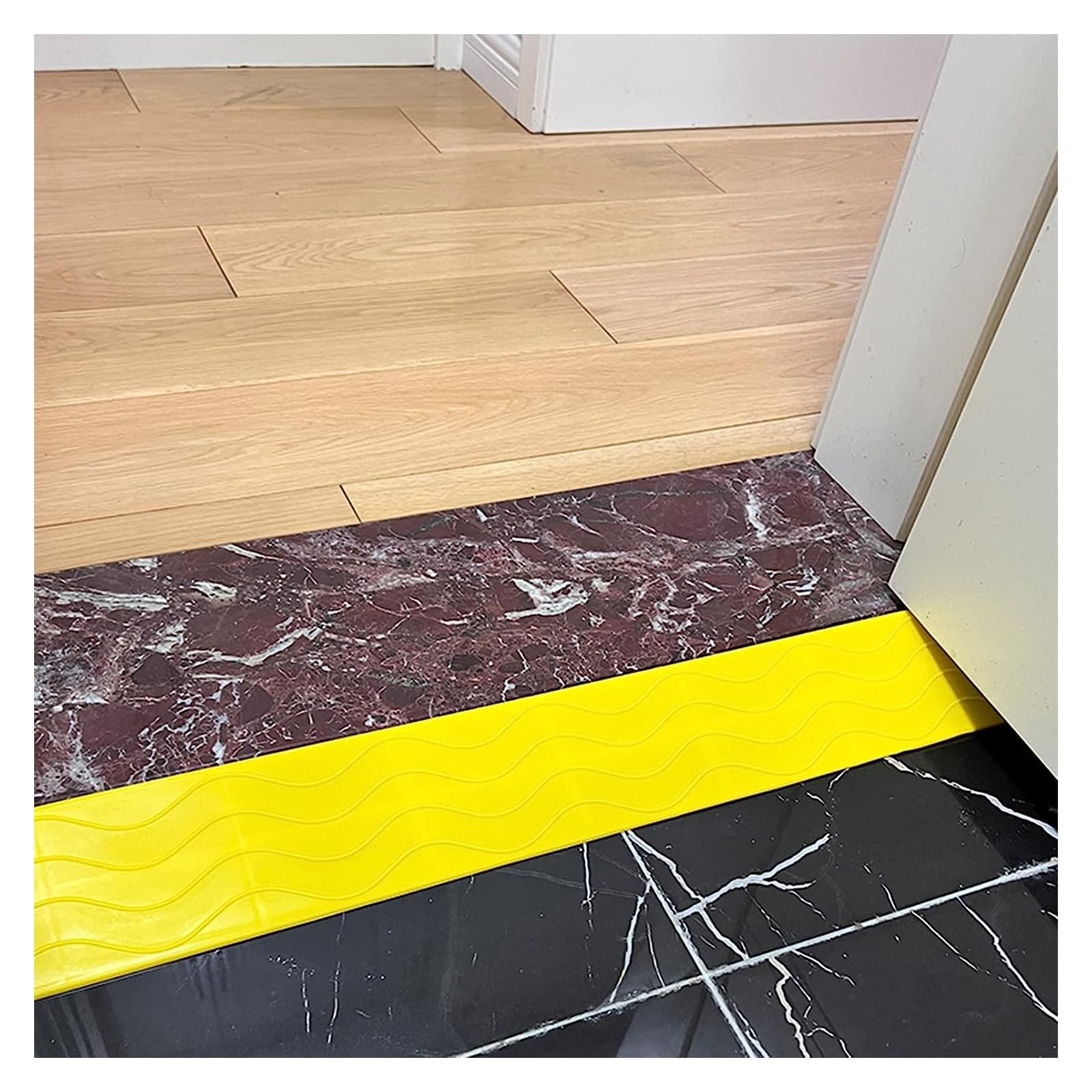 Rampe per Cordoli in Gomma, Rampa per Soglia Porta, Rampe Basse per Auto, Rampe Portatili per Vialetto per Auto, Sedie A Rotelle, Scooter, Tosaerba, (Nero 100 * 10 * 3 Cm)