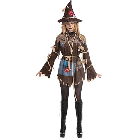 Elaborate Scarecrow Costume for Women