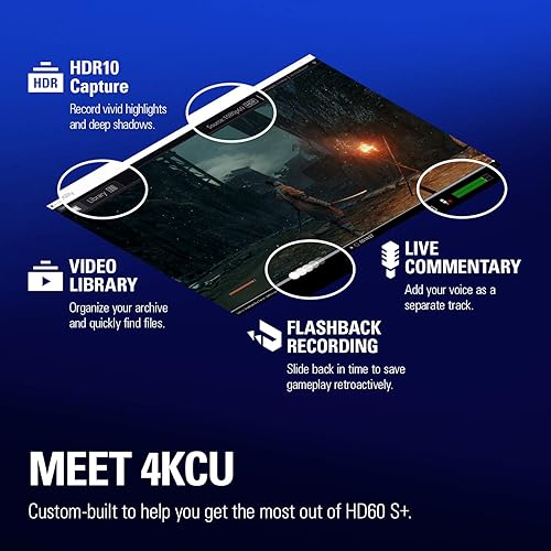 Miniatura 5 de Elgato HD60 S tarjeta de captura externa transmisión y grabación en HDR10 1080p60 o 4K60 HDR10 con latencia ultrabaja en PS5 PS4Pro Xbox Series XS