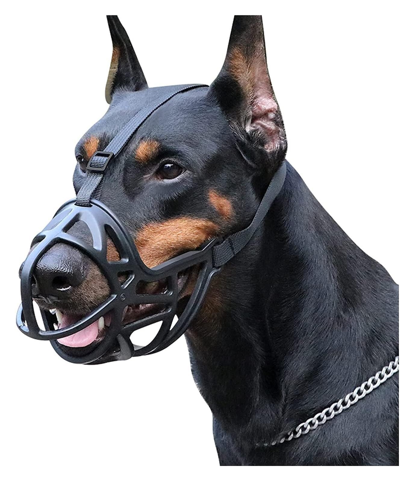 Muselière réglable grand chien : le masque respirant pour boire et dresser