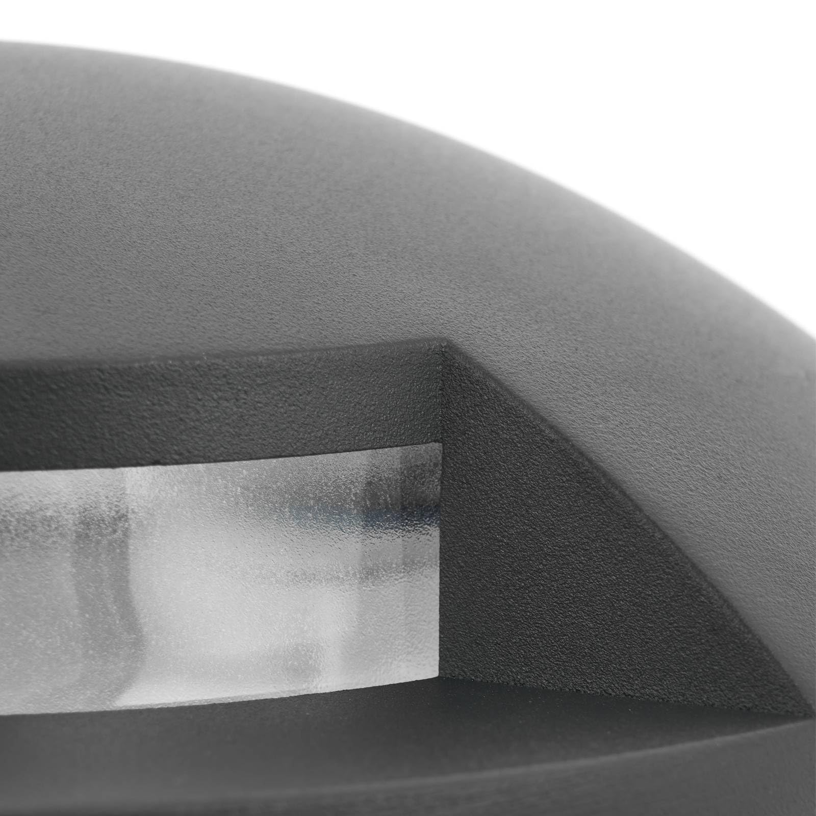 Lindby Bombillas LED luz de suelo exterior en gris oscuro, foco empotrable | proyector de suelo ip67 estanco al polvo y sumergible temporalmente, 2 fuentes de luz, moderno, 3000 k blanco cálido, de