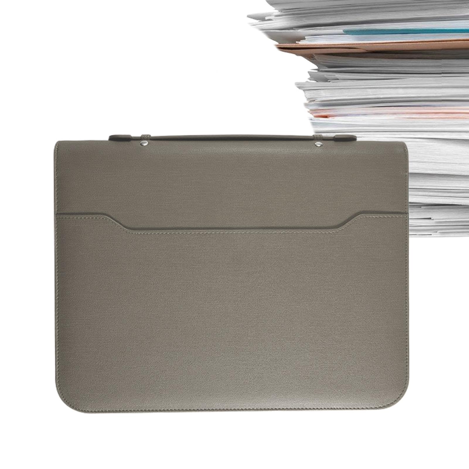 Organizzatore di documenti Folio, cartella di file espandibile Raccoglitore | Porta blocco legale multifunzionale, organizer aziendale, raccoglitore da lavo