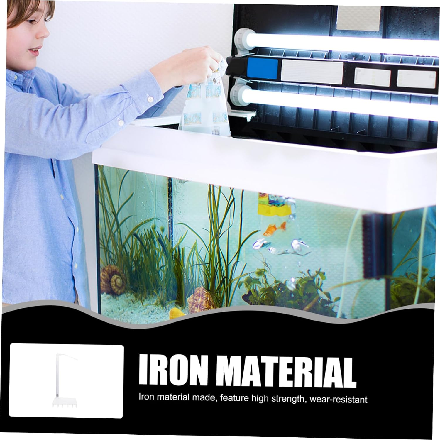 Aquarium Internal Fish Tank Bottom Partition Plastic Divider Easy to Cut Splice Tank Supplies