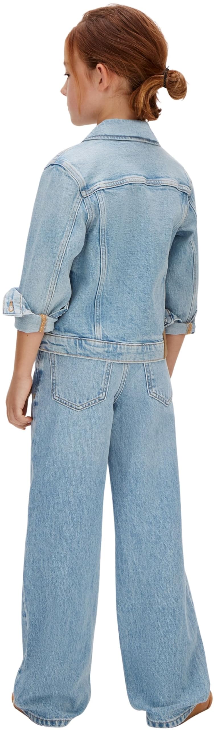 Calvin Klein Mädchen Denim Trucker Dante Wash Lvcksjd00g Andere Jacken