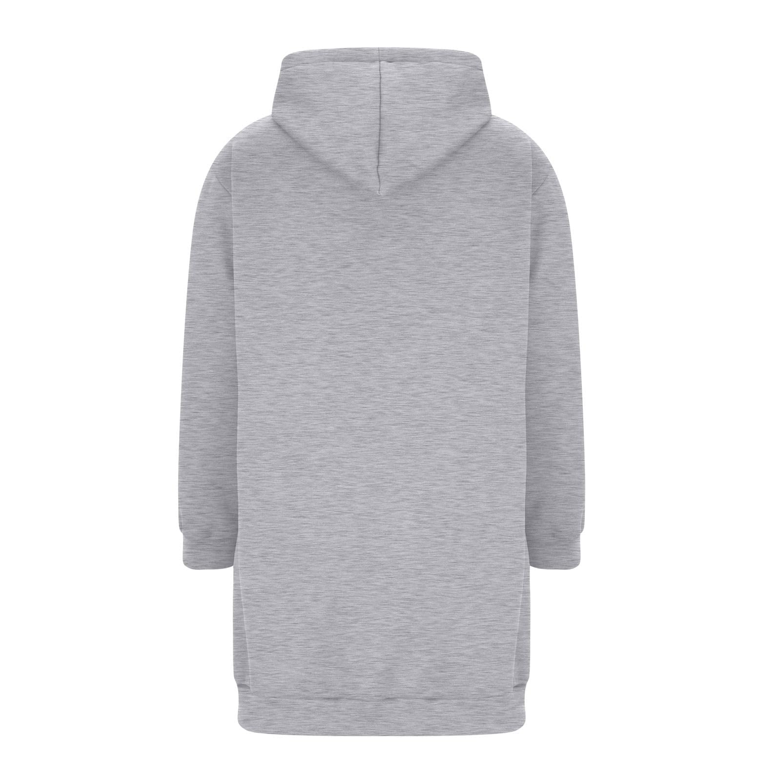 Bluza z kapturem na zamek dla kobiet, długa tunika, bluza z kapturem, bluza z kapturem z kieszeniami, jesienno-zimowa modna odzież