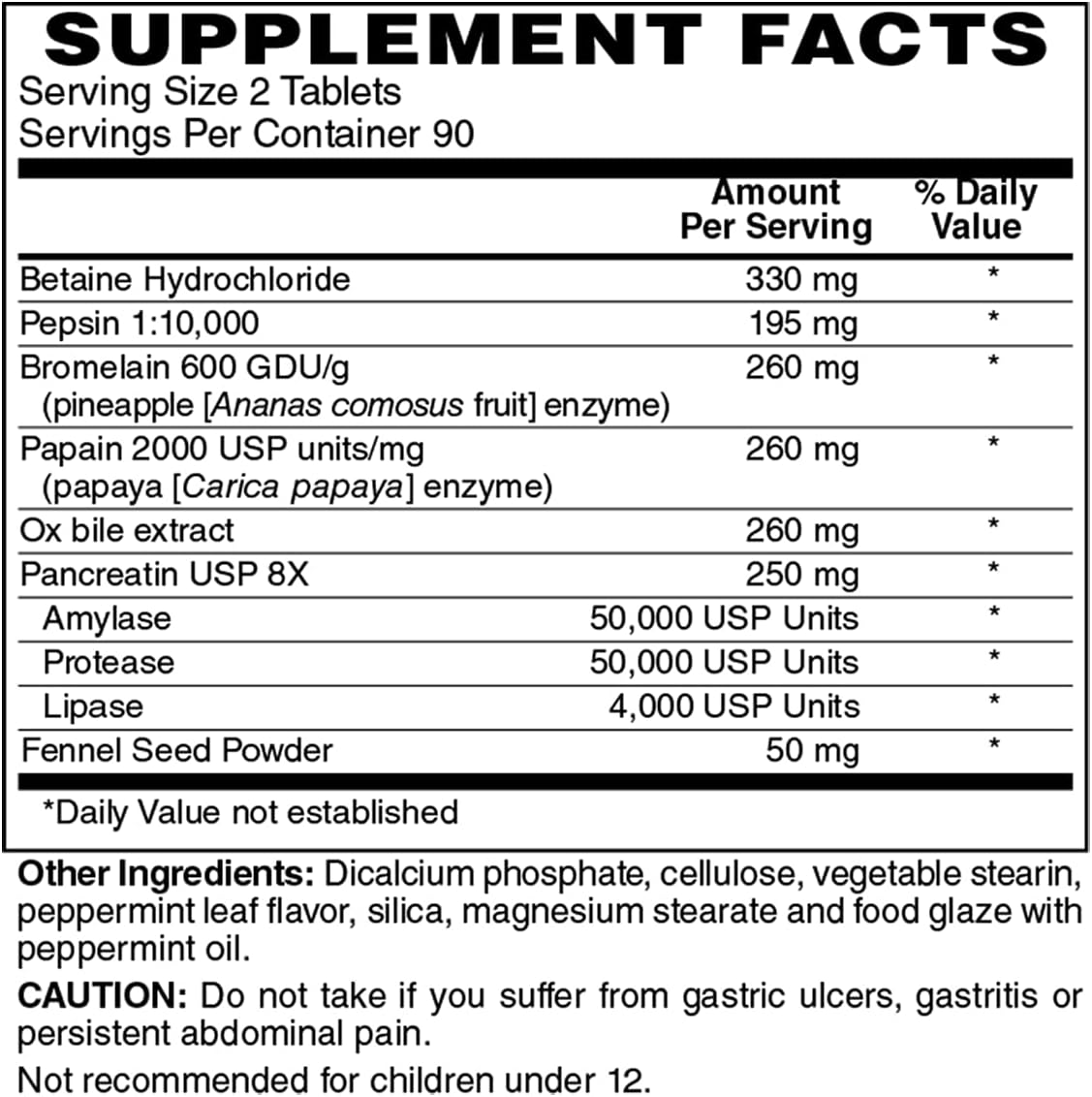 Holly Hill Health Foods, Superzymes, 180 Tablets