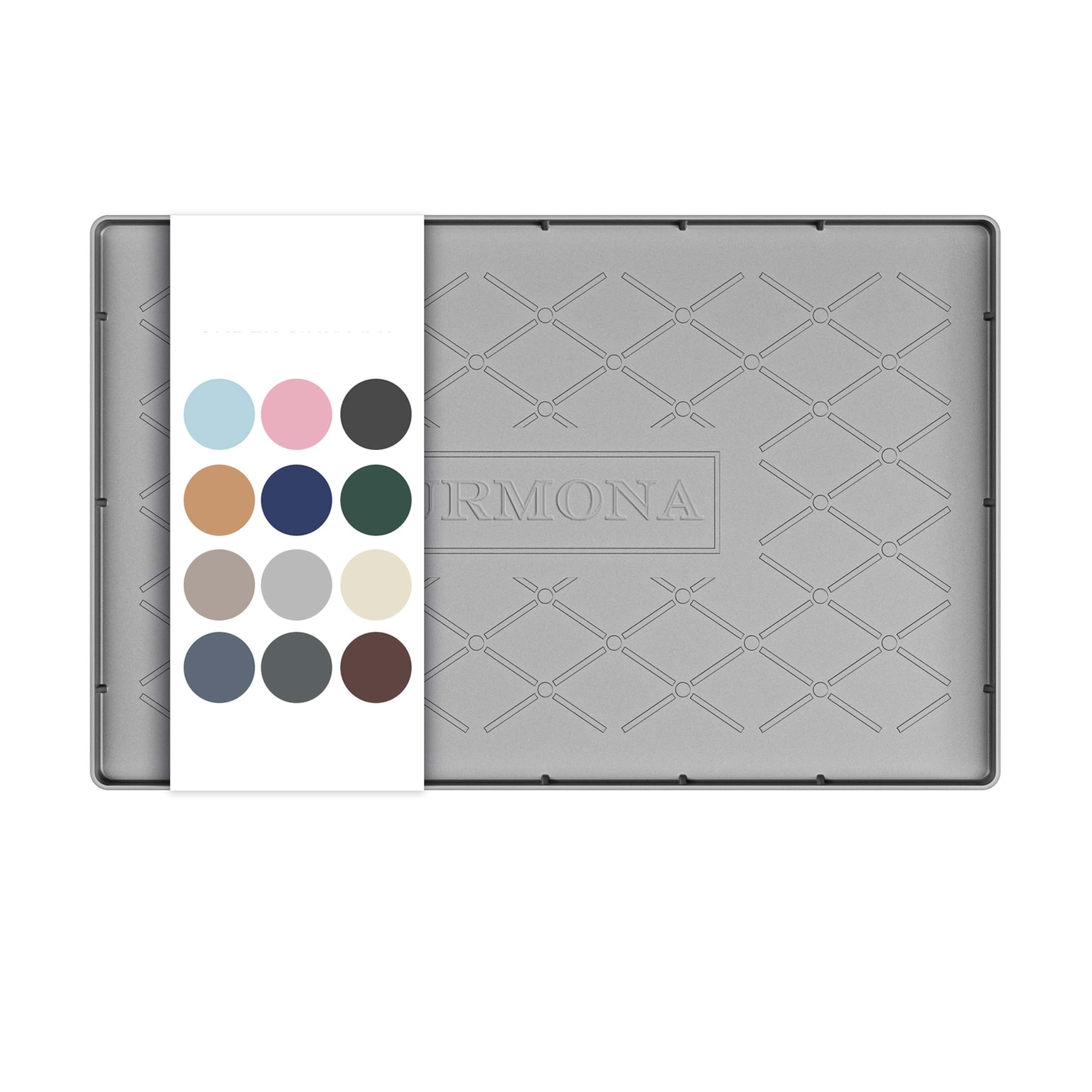 URMONA Under Sink Mat 30 x 48 cm, Waterproof Silicone Cabinet Protector