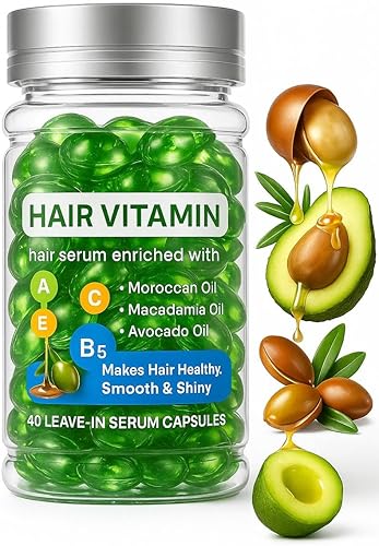 Nova Glowdrop - Suero de tratamiento capilar, para el crecimiento del cabello, cápsula de aceite de suero capilar para mujeres y hombres, 40