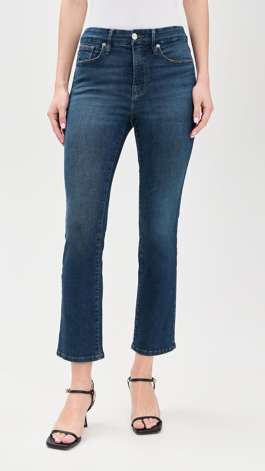 STRAIGHT FIT JEANS | GOOD LEGS BLACK184 by good american - Image 2