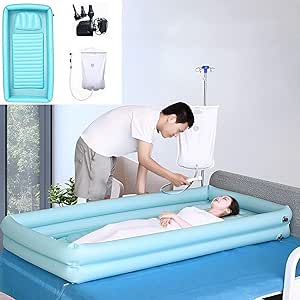 Amazon.com: ALCOFA Inflatable Bathtub Shower Bath Basin Kit, Medical ...
