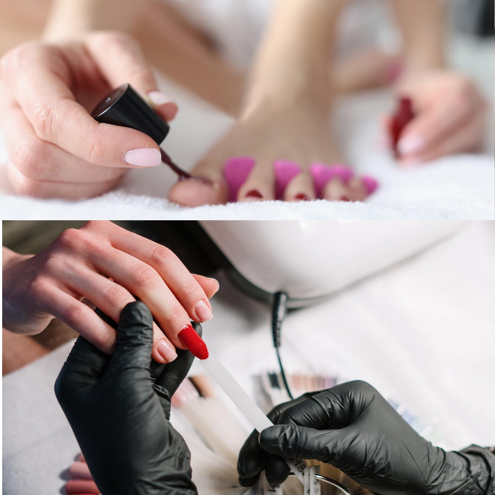 SUNFATT Toe Separators for Women,Toe Spacers for Women,Pedicures Toe Separators Use for Separation of Toenails or Nails,Beauty Pedicure Tools Suitable for Supplies for a Salon Pedicure: 0.2'' Toe interval 12 PCS blue+yellow+pink