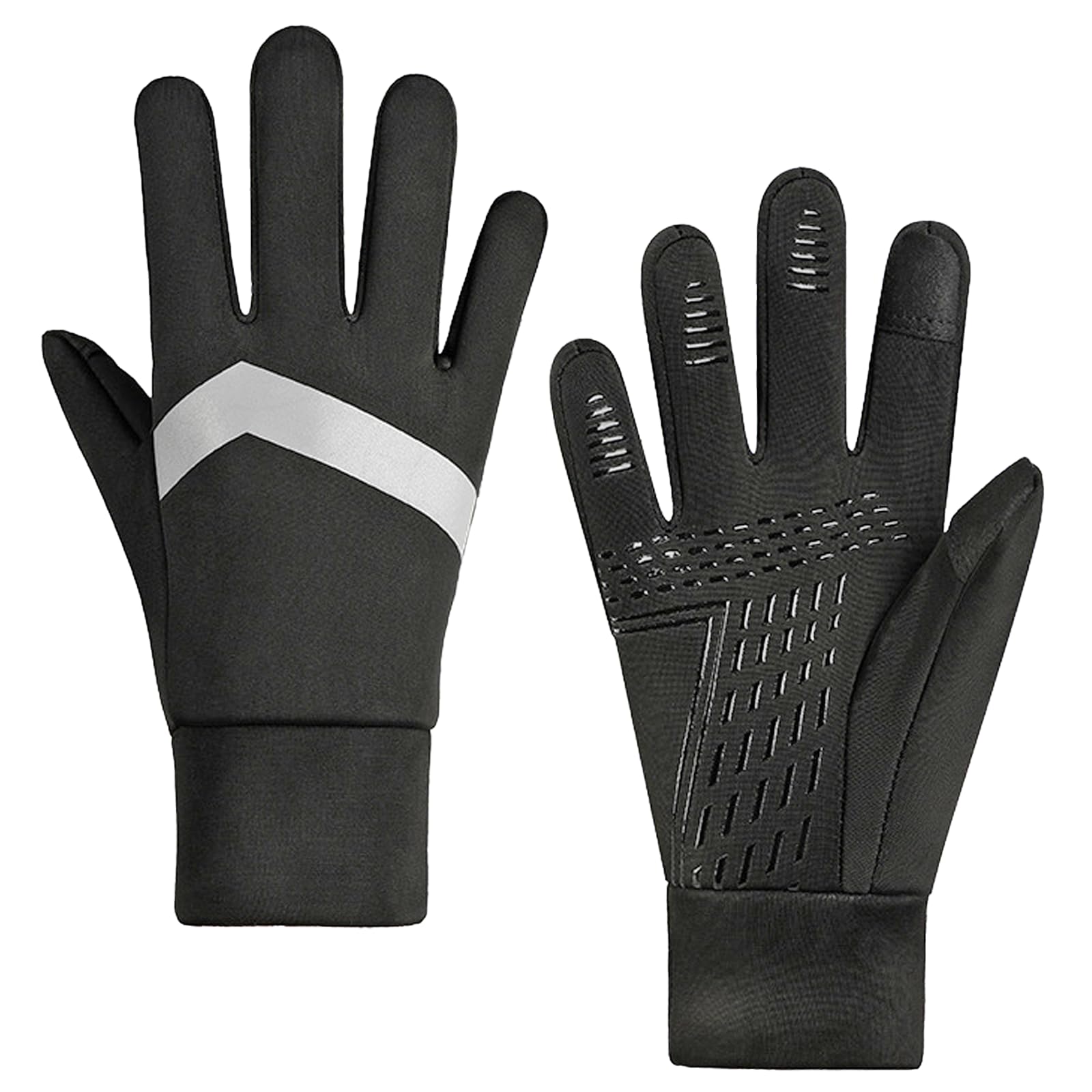 Gants Thermiques d'Hiver Imperméables Antidérapants pour Écran Tactile Enfants Course Randonnée Ski Camping Coupe-Vent
