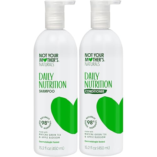 Not Your Mother's Naturals Essential Nourish Shampoo & Conditioner Set - 15.2 fl oz - Sulfate-Free Hair Products - Matcha Green Tea & Apple Blossom