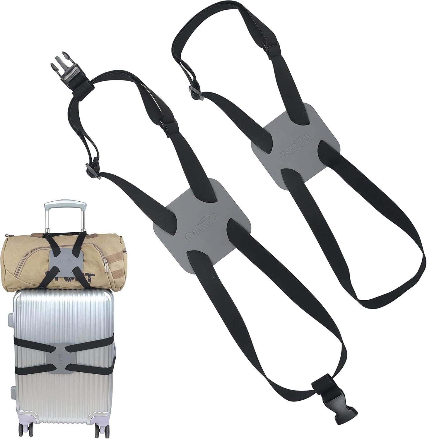 Luggage bungee strap，Luggage Straps Bag Bungees for Add a Bag Easy to Travel