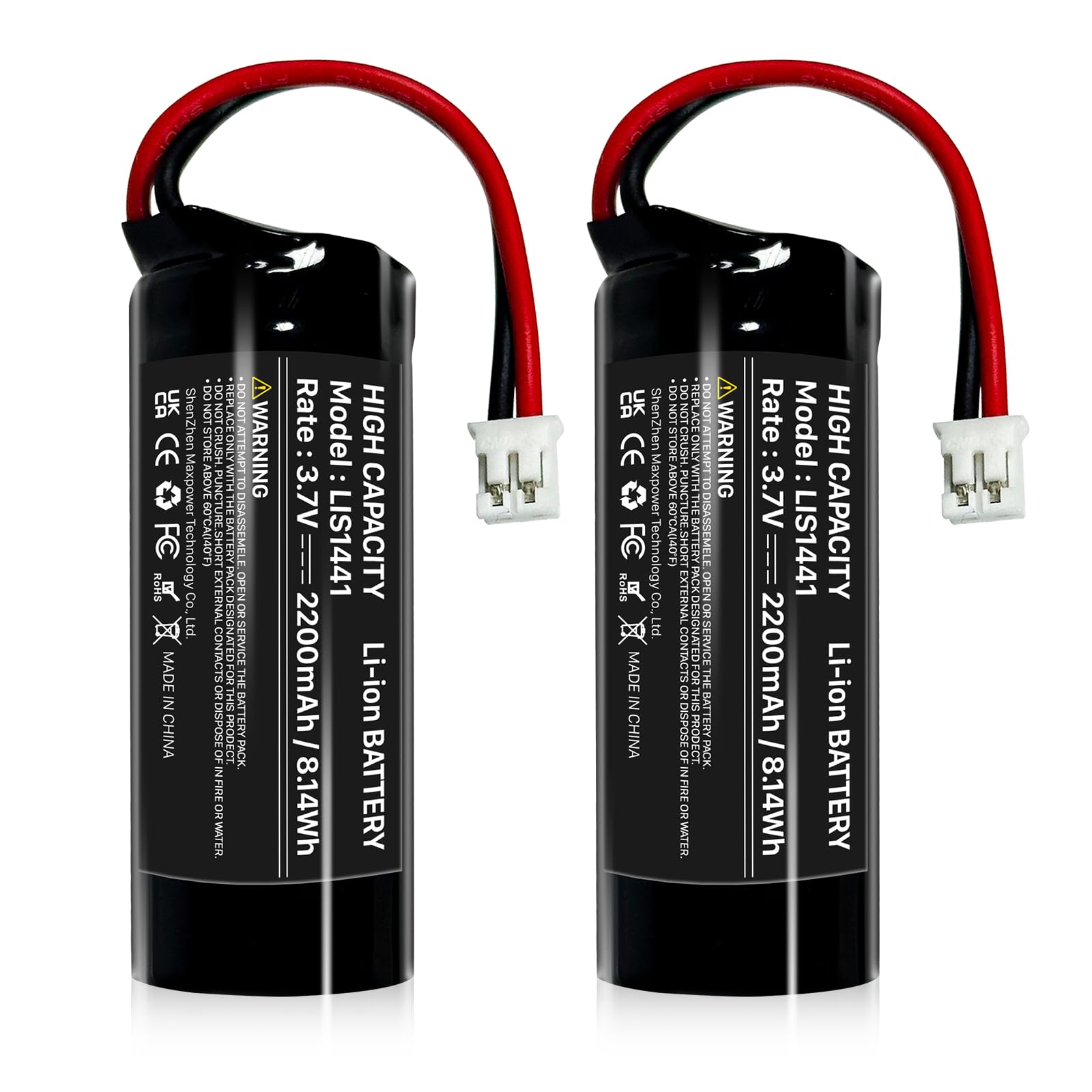 2 x 2200 mAh LIS1441 LIP1450 akumulator, pasuje do Sony PS3 Playstation 3 Move Motion Controller, Playstation Move CECH-ZCM1E, CECH-ZCM 1U