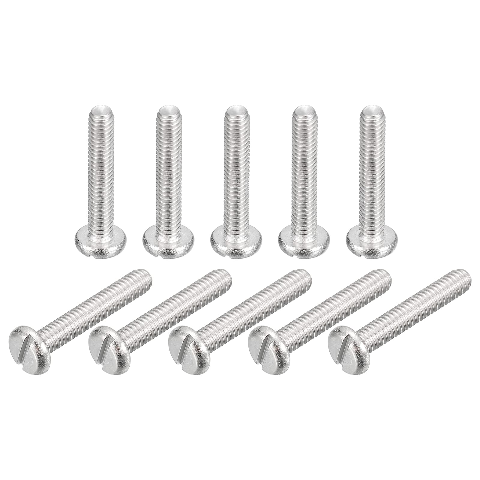 Amazon | uxcell 304ステンレス鋼機械用ネジ 200個M2.5x14mm