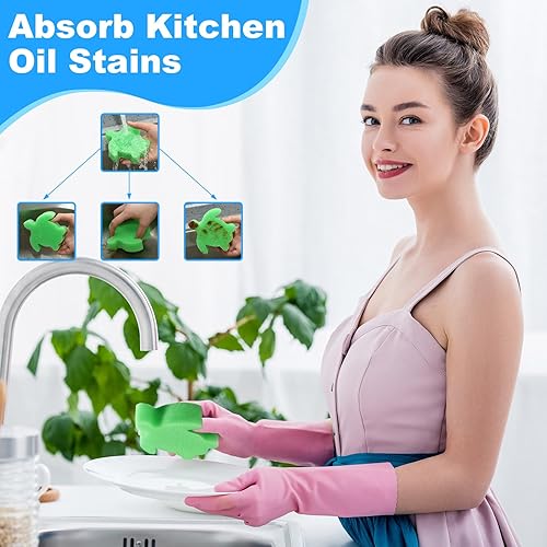 Miniatura 5 de 40 piezas de esponja absorbente de aceite, esponja de aceite, herramientas de limpieza, esponja de filtro para bañera de hidromasaje, piscinas y spa