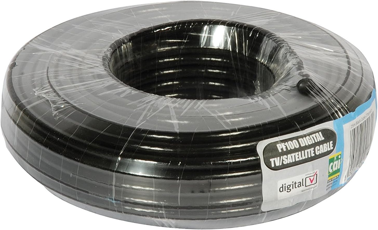 Philex 27636R25 - PF100 Black Digital Satellite/TV Cable - 25 Metres