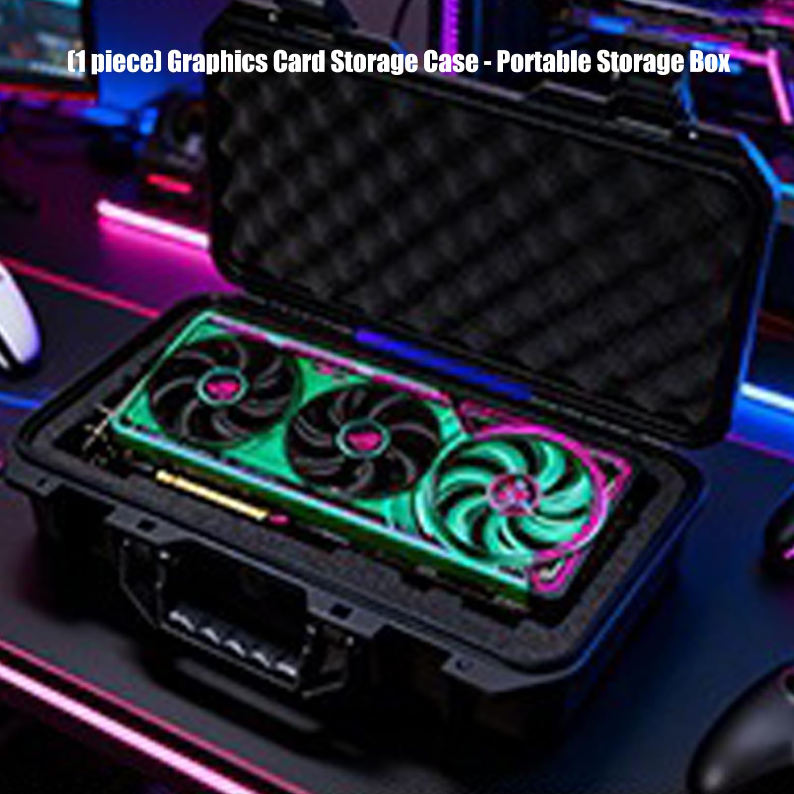 Scatola Porta Scheda Grafica Portatile in ABS con Design Anti-Impatto per schede Video a 38x17x9 cm 33x15x8 cm Custodia GPU Portatile