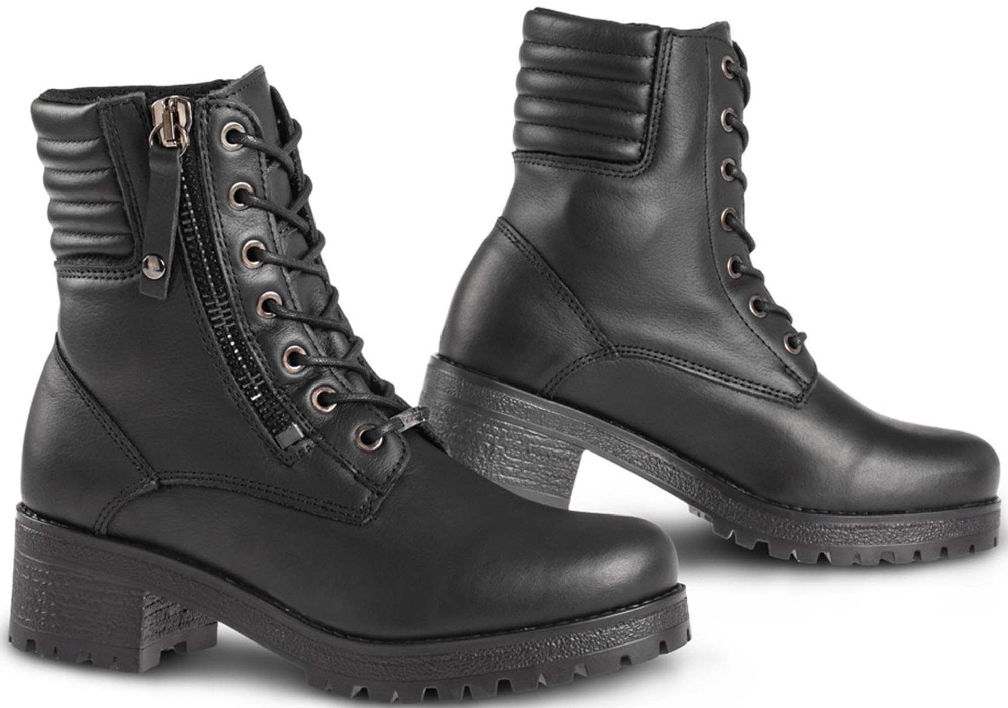 Falco Misty 2 Bottes de moto pour femmes imperméables, noir, 39