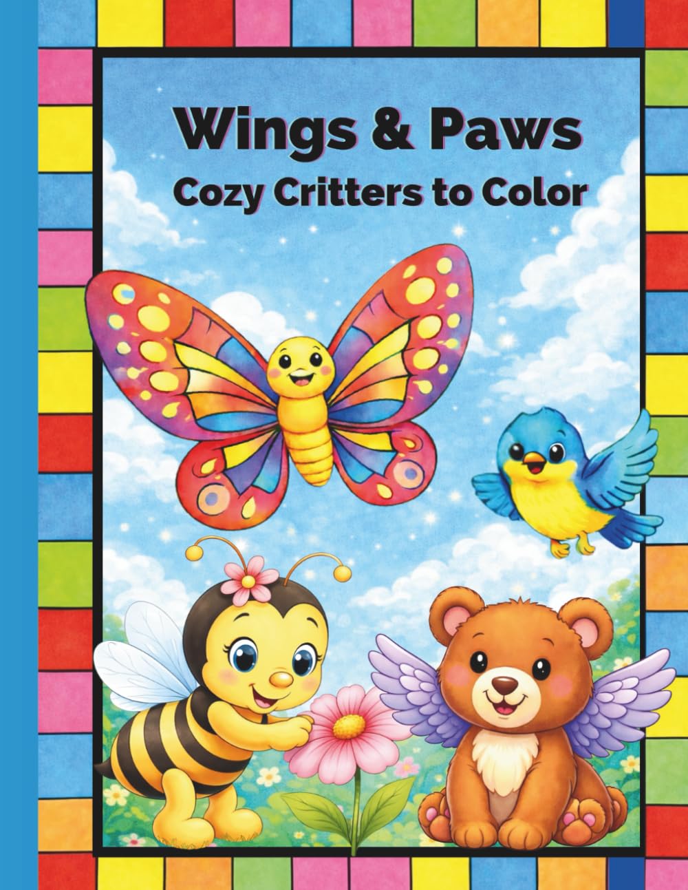 Wings & Paws: Cozy Critters to Color