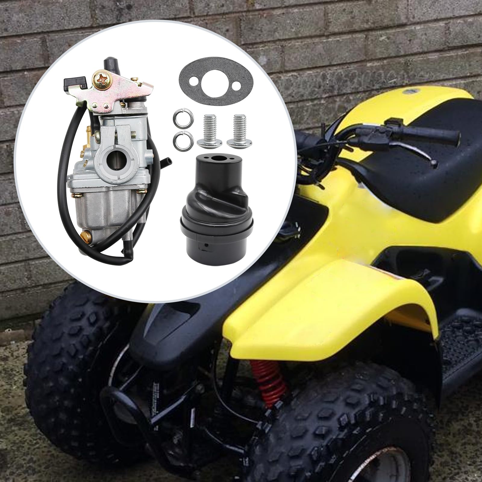 HouYeen Lanceur De Moteur à Tirette Pour Suzuki LT-A50 ALT50 LT50 Quadmaster Quad Runner 1983-1987 ATV