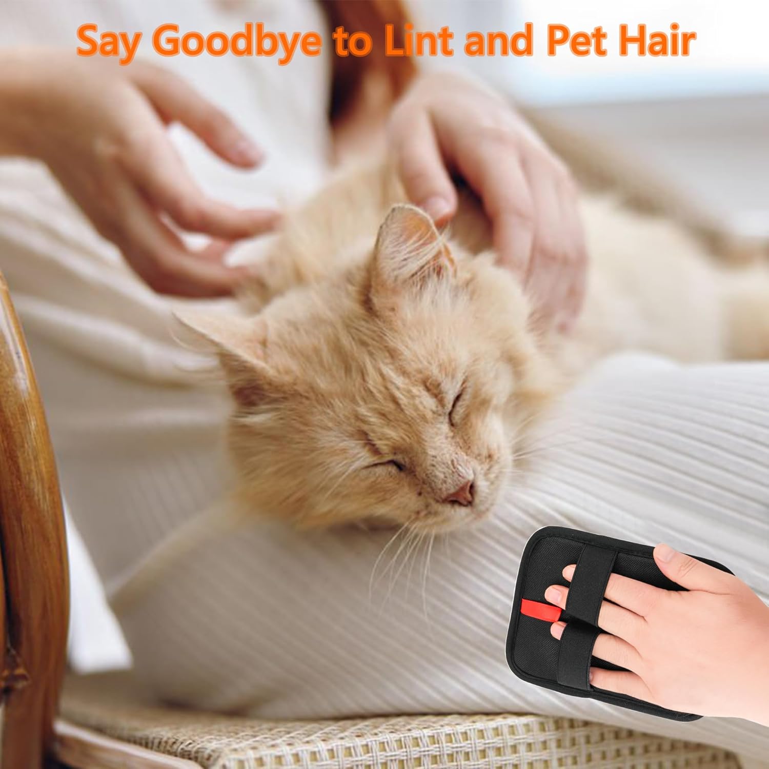 Pet Hair Removal Glove,Static Electricity Grooming... 18 Pet Hair Removal Glove,Static Electricity Grooming...