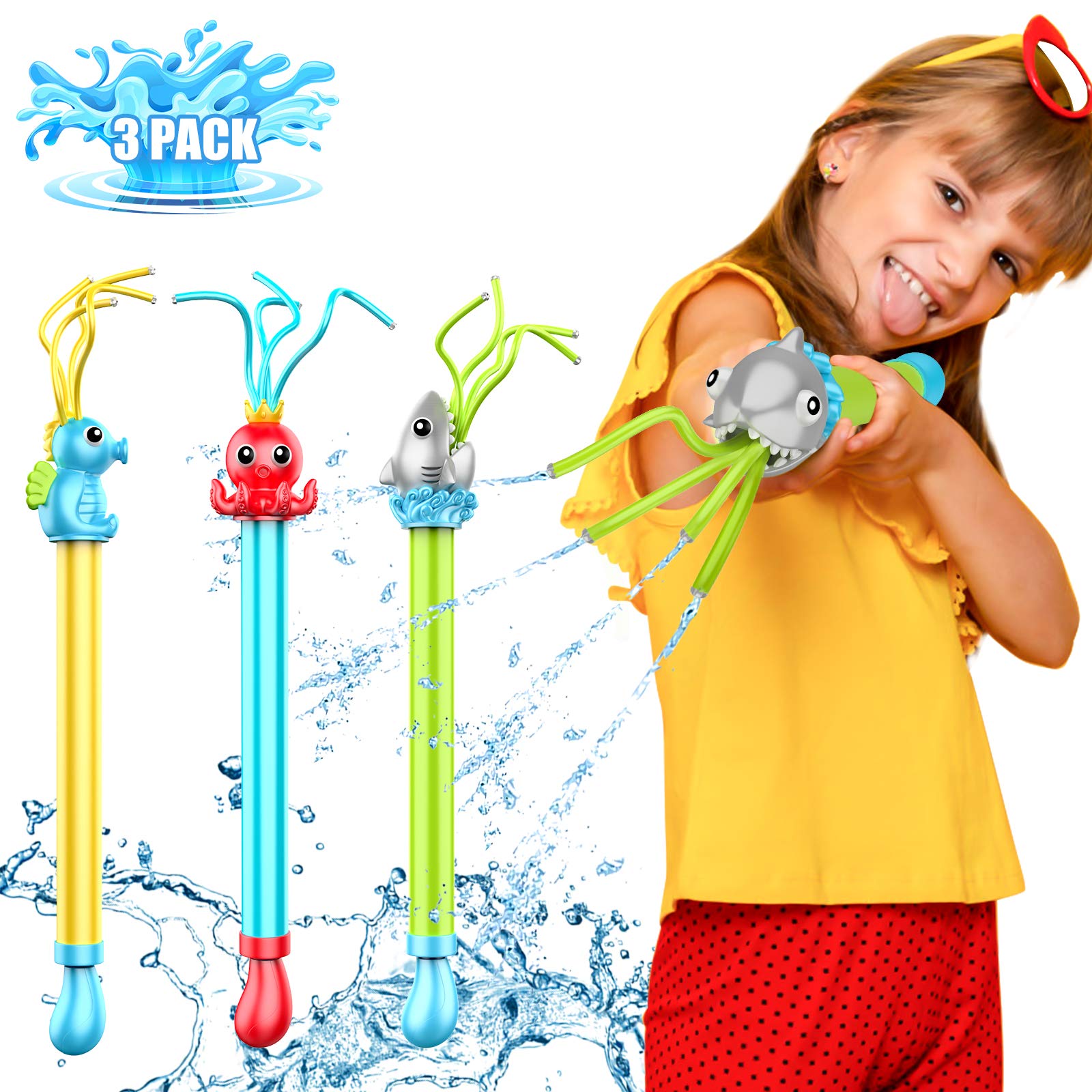 Buy Beewarm Water s for Kids Super Water Soakers 3 Packs Lifetime