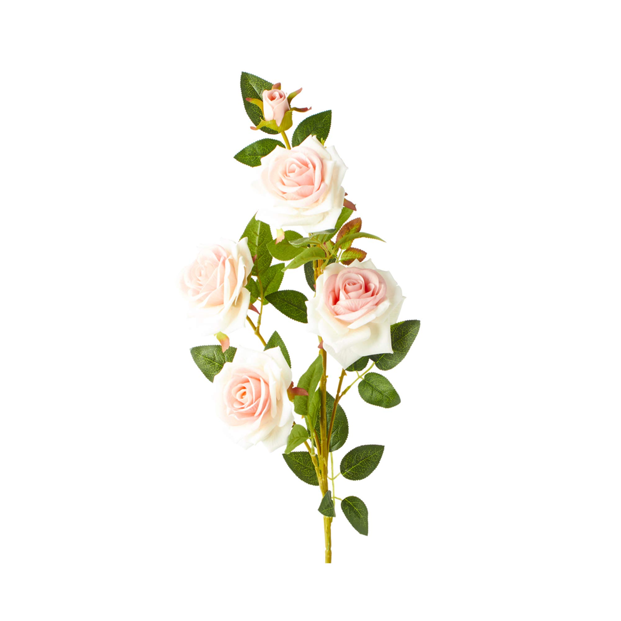 Amazon.com: Elite Floral 36 Artificial Rose Branch (4 Roses, 1 Bud) -  Blush, Real Touch Rose Branch, Realistic Faux Rose Flowers, For Home  Garden, Office, Flowers Arrangement, Wedding Centerpiece, Diy : Home &  Kitchen