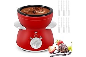 Mini Chocolate Fondue Fountain Machine Melting Pot for Chocolate, Cheese, Candy, Butter